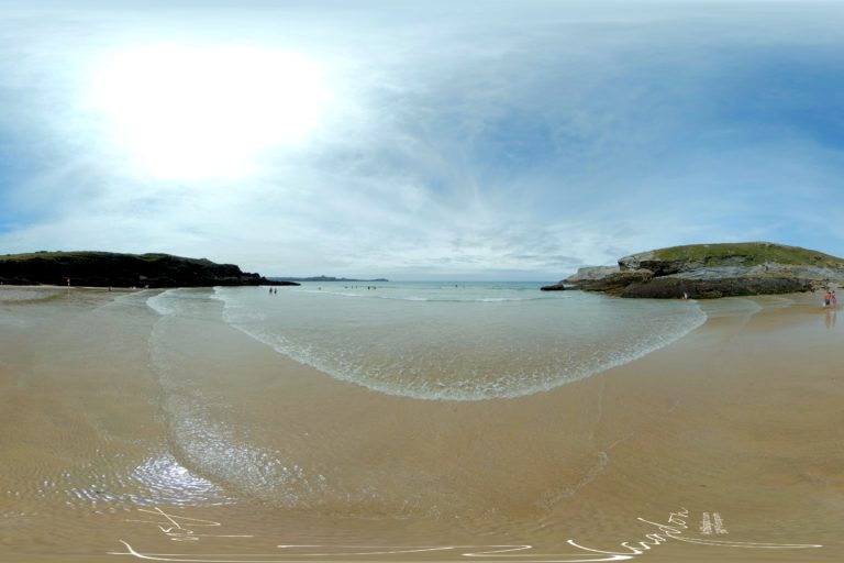 Porth Beach, Newquay 360 Panoramic