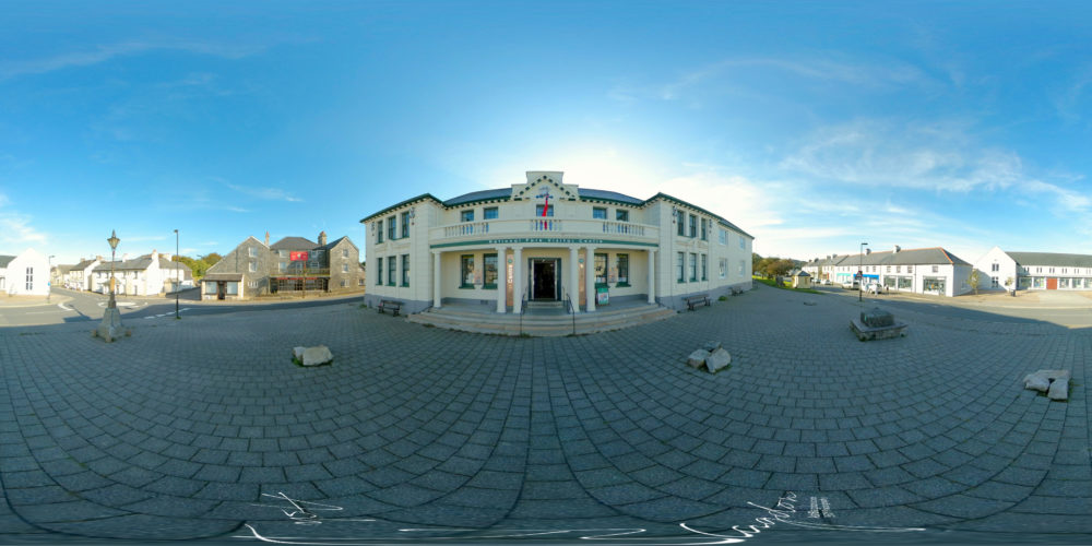 a large building Princetown Visitor Centre Dartmoor