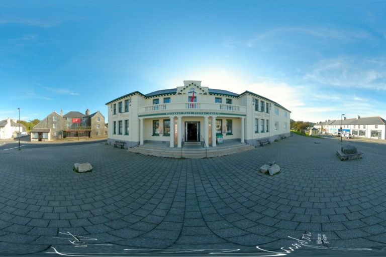 a large building Princetown Visitor Centre Dartmoor