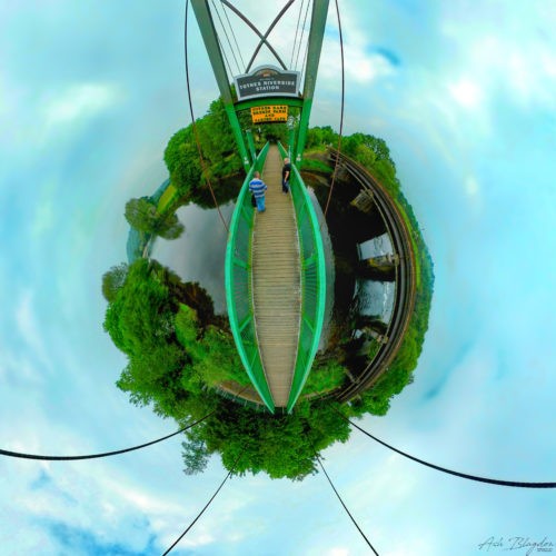 Bridge over a body of water