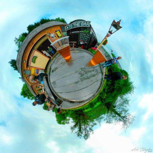 South Devon Railway, Staverton, Totnes Tiny Planet,