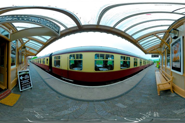 Train at the station