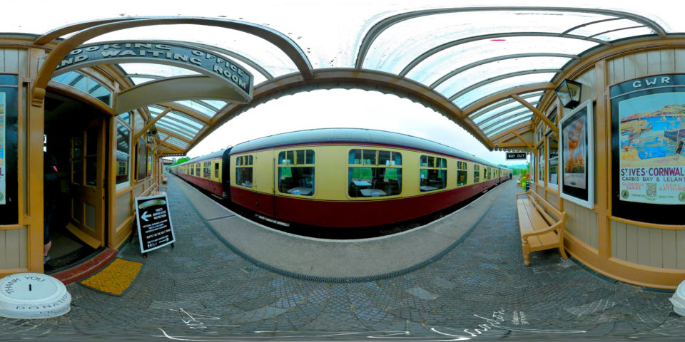 Train at the station