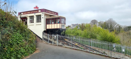 Babbacombe Cliff Railway Oddicombe Beach Torquay 20210423 2