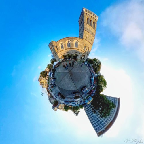 Guild Hall, Plymouth - Tiny Planet