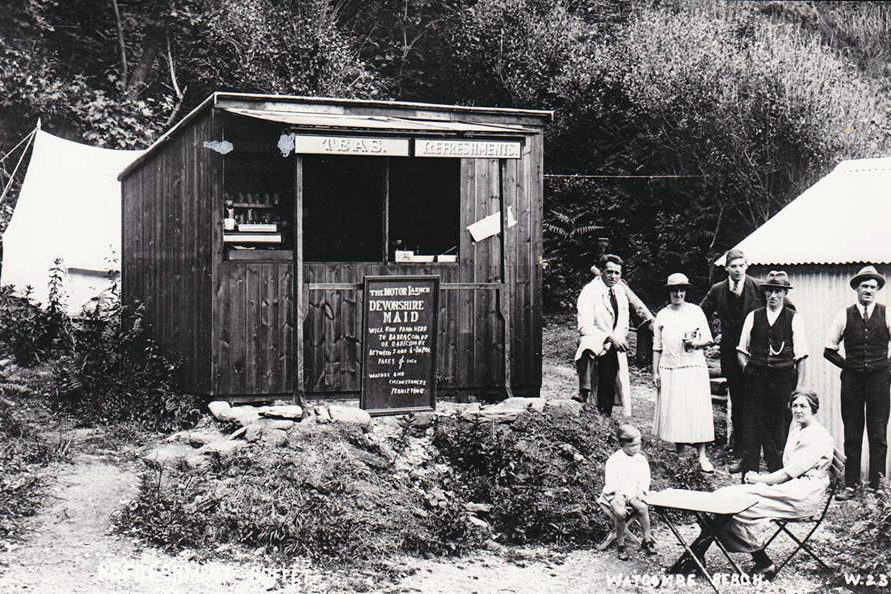 Old Beach Hut Watcombe Beach History 5