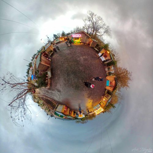 Marldon Christmas Tree Farm Tiny planet