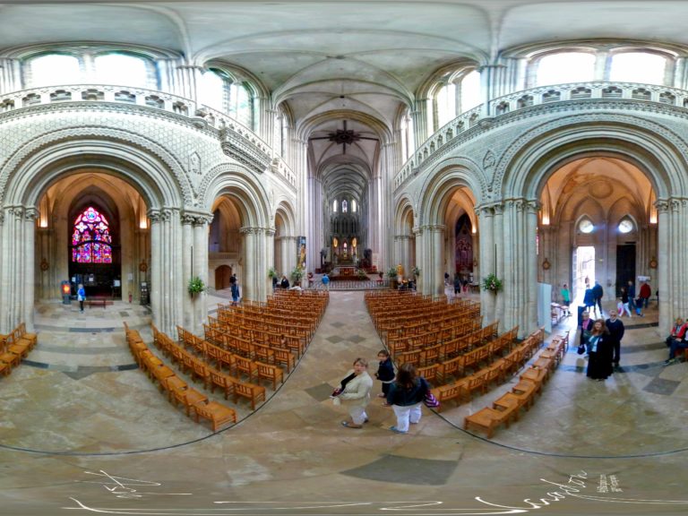 Bayeux Cathedral, France – Panoramic Bayeux Cathedral, France - Panoramic