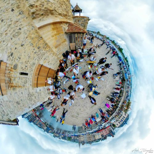 Honfleur, France - Tiny Planet Honfleur, France - Tiny Planet
