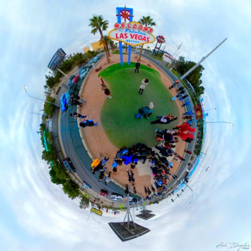 Welcome to Las Vegas Sign, Las Vegas, USA - Tiny Planet Welcome to Las Vegas Sign, Las Vegas, USA - Tiny Planet