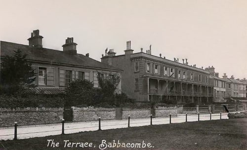 Looking at what is now Angels & the Buccaneer Babbacombe Downs, Torquay - History
