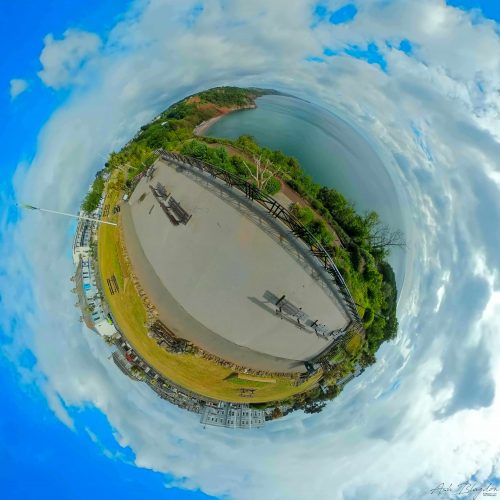 Babbacombe Downs Torquay 2020 Tiny Planet 2 web