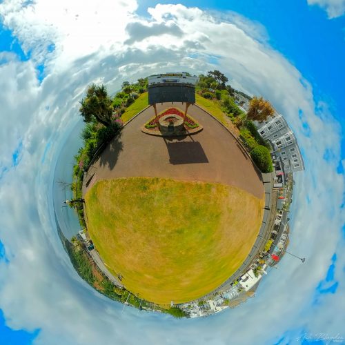 Babbacombe Downs Torquay 2020 Tiny Planet 3 web