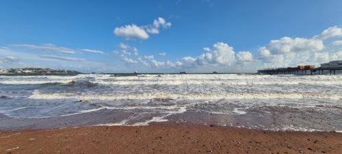 Cruise Ships Paignton Beach 2020