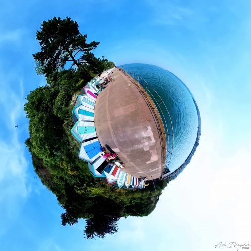 Goodrington Promenade 2017 Tiny Planet 1 web