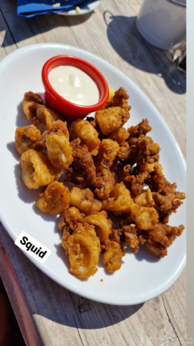 Squid from Three Degrees West Odicombe Beach 20220528 Torquay