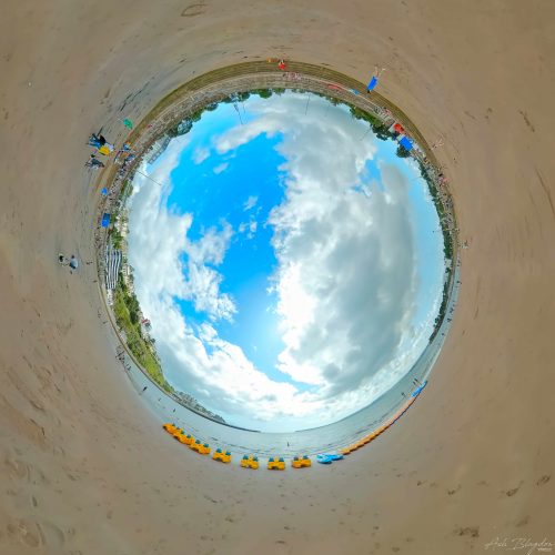Torre Abbey Sands Torquay 2019 Inverted Planet