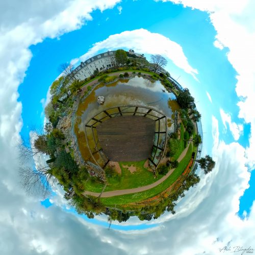Torre Abbey Torquay Tiny Planet 2 web