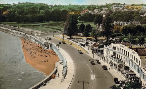 View from Rock Walk c1930 Torre Abbey Torquay History