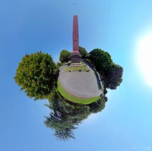 Boer War Memorial Tiny Planet Plymouth Hoe 2020 1 web