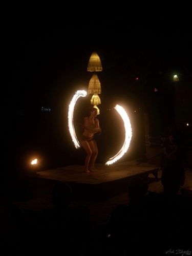 Fire show Hippies Bar, Phi Phi Thailand 2018 6