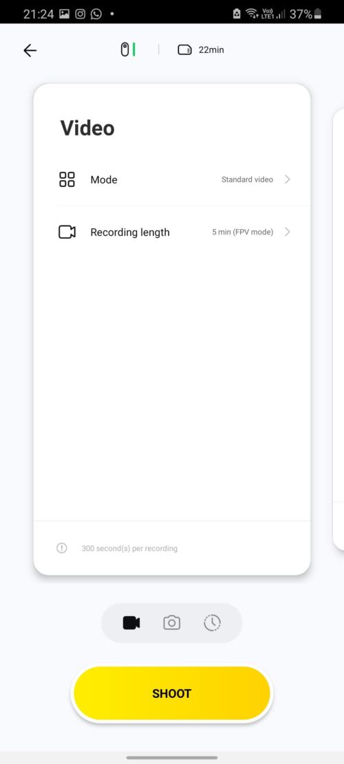 Insta360 Go App Video Bluetooth control