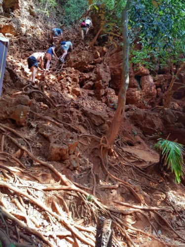Railay Viewpoint climb, Ao Nang Thailand 2016 6