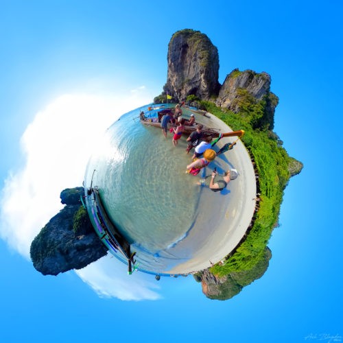 Railay Beach Tiny Planet Ao Nang Thailand 4 web