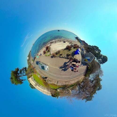 Meadfoot Beach Tiny Planet 2021 Web 1