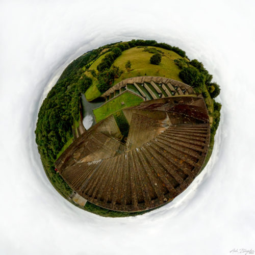 Wimbleball Lake Tiny Planet 20240817, Brompton Regis, Somerset (1)