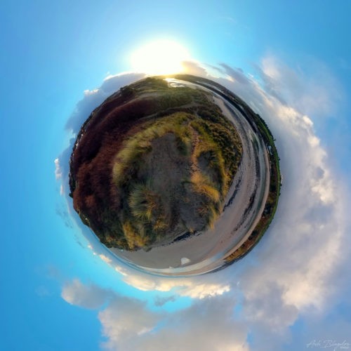 Hayle Estuary Tiny Planet Cornwall 2020 web