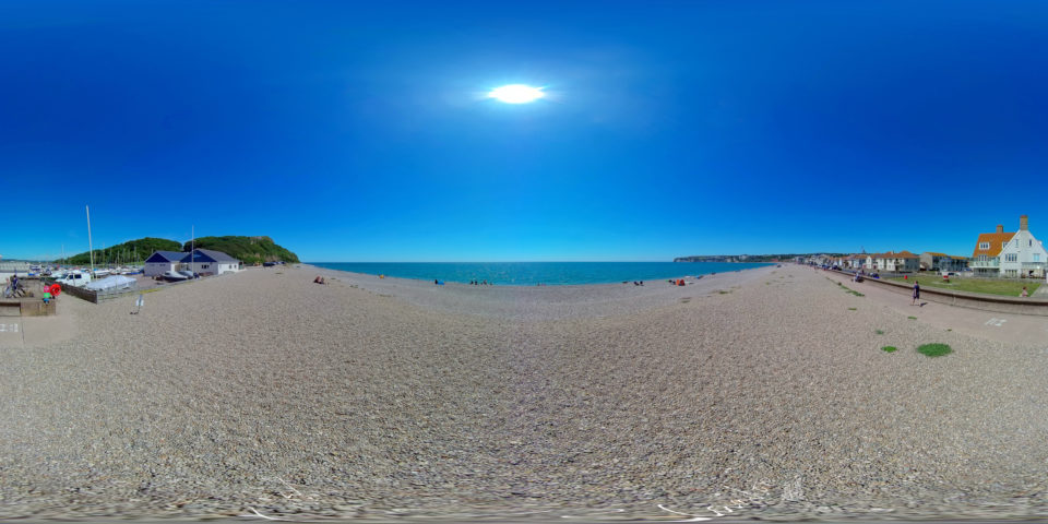 Seaton Beach, Pano, Devon 2020 6