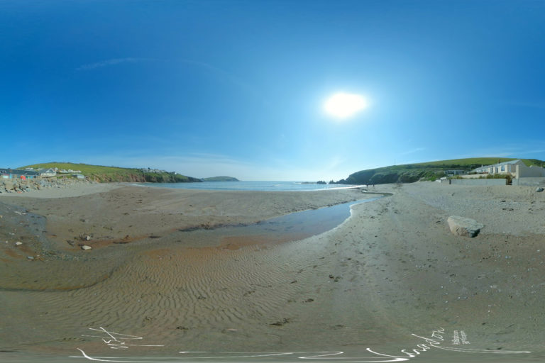 Challaborough Beach Pano 2020 Kingsbridge 1 web