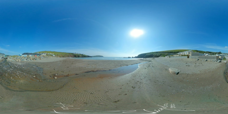 Challaborough Beach Pano 2020 Kingsbridge 1 web