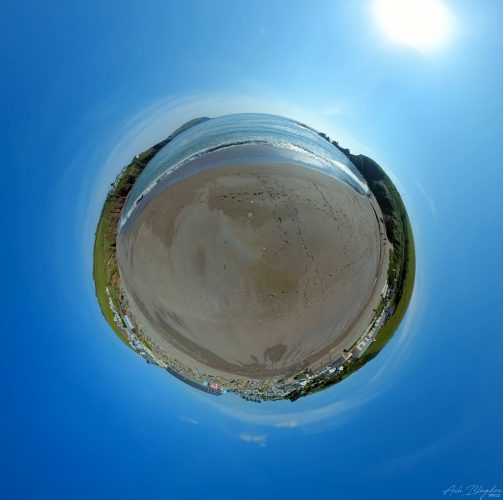 Challaborough Beach Tiny Planet 2020 3 web Challaborough Beach Tiny Planet 2020 3 web