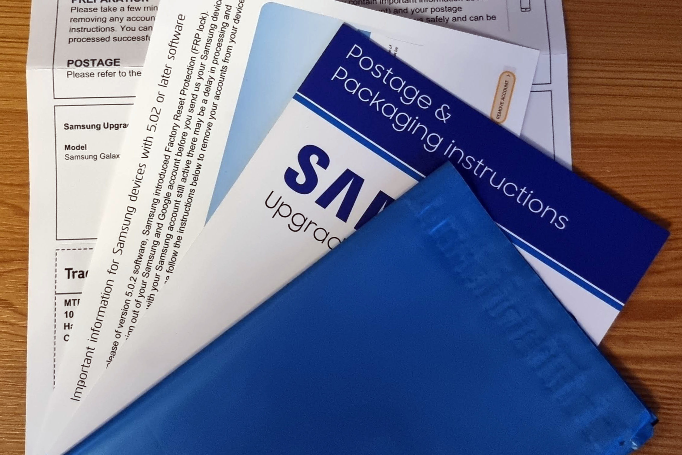 Return Pack, Samsung Upgrade Program 2