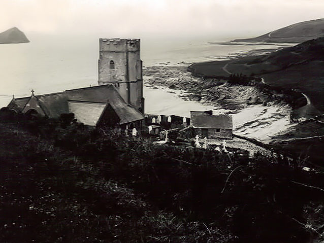 Wembury Beach and Church History