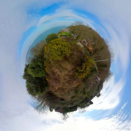 Ash Hole Cavern Tiny Planet 2021 Brixham 1 web