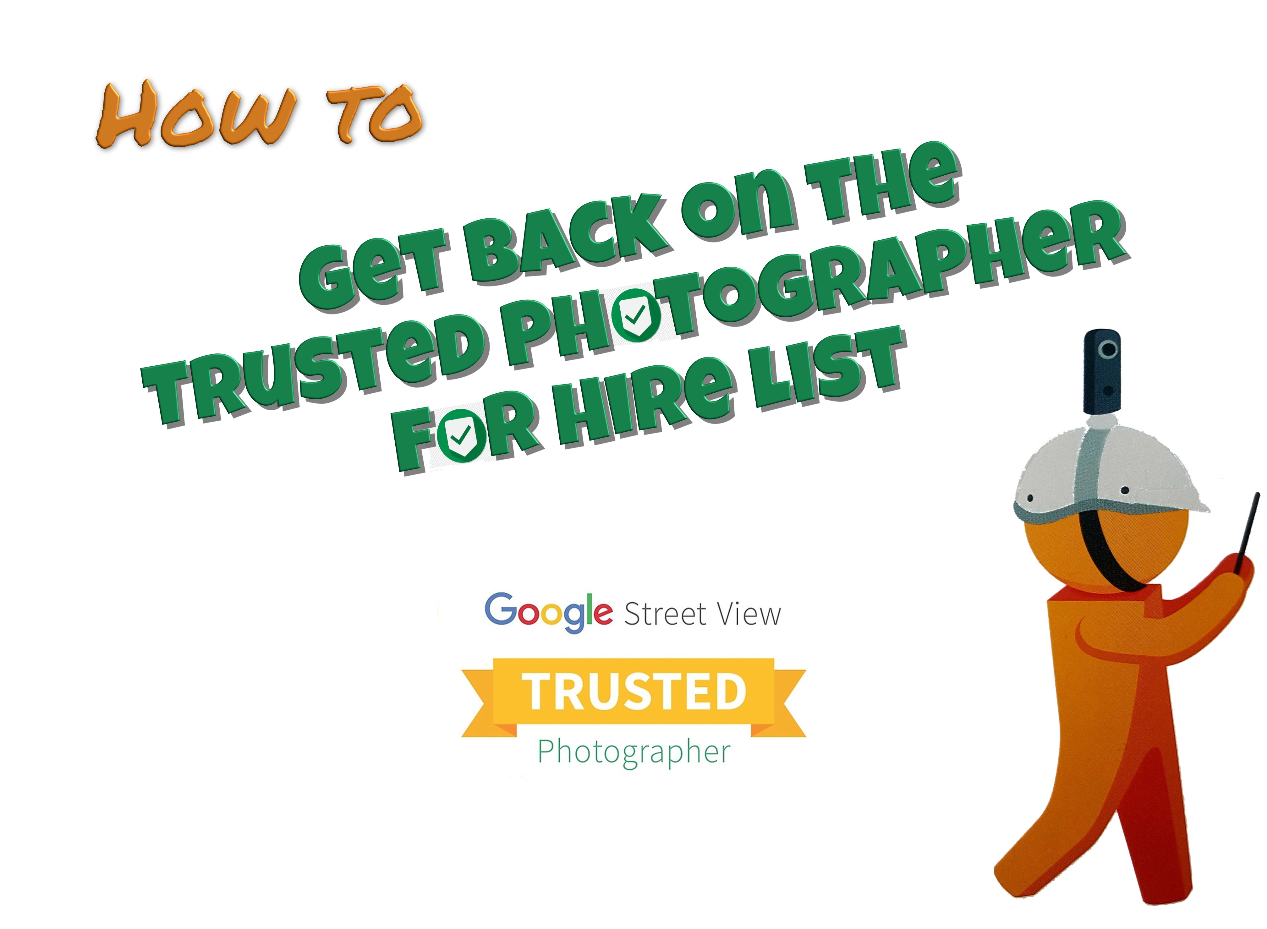 How to Get Back on the Trusted Photographer for Hire List