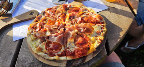Chorizo & Parma Ham Pizza 20230519, Cantina, Goodrington, Paignton