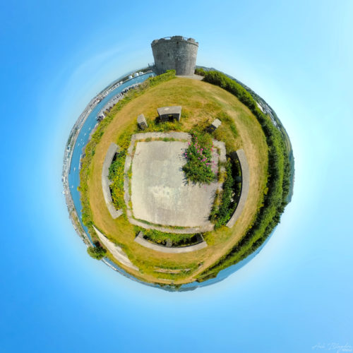 Mount Batten Tower 2020, Plymouth, Tiny Planet (13)