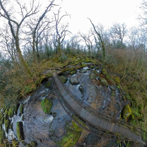 Becky Falls Tiny Planet 2019 Dartmoor 1 web