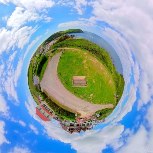 Hope Cove 2021 Kingsbridge Tiny Planet Hope Cove 2021 Kingsbridge Tiny Planet