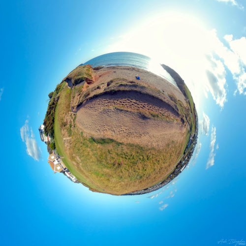 Thurlestone Beach Tiny Planet 2019 Thurlestone 1 web