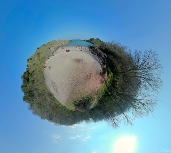 Churston Cove Tiny Planet 2021 Brixham 1 Churston Cove Tiny Planet 2021 Brixham 1