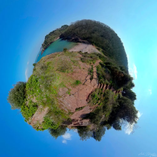 Churston Cove Tiny Planet 2021 Brixham 3
