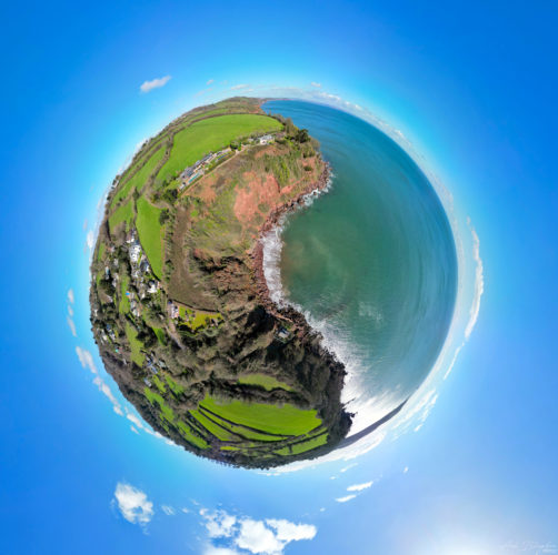 Maidencombe Beach 20230313, Drone Planet,Torquay (2)