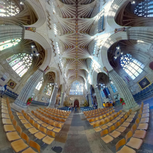 Exeter Cathedral 2021 Exeter Flying Cam Planet 5