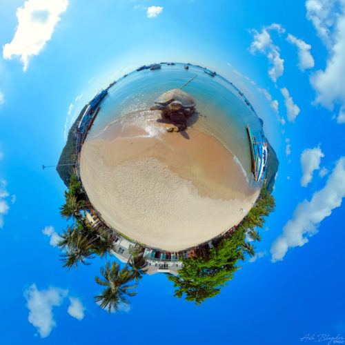 Sairee Beach Koh Tao 2018 Thailand Tiny Planet14