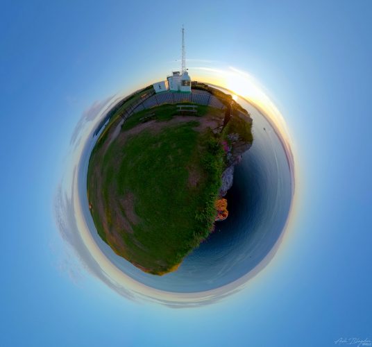 Berry Head Tiny Planet 2021 Brixham 1